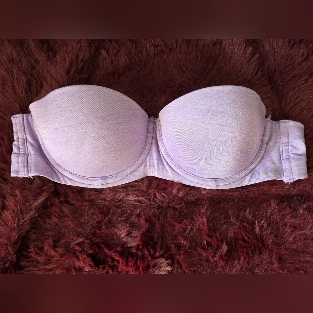 Adore Me 34A Zenia Strapless Push Up Bra Lilac Purple 0491-CB